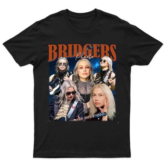 Phoebe Bridgers Singer 90s Retro T-Shirt Indie Music Fan Graphic Tee 79 - Picture 1 of 6